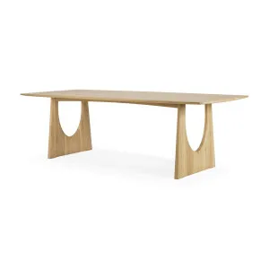 Ethnicraft Geometric Dining Table - Oak by Ethnicraft, a Dining Tables for sale on Style Sourcebook