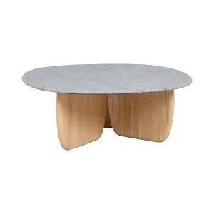 Sketch Eden Coffee Table - White Marble - Light Oak by Sketch, a Coffee Table for sale on Style Sourcebook