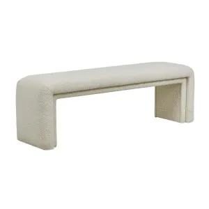 Hugo Layer Bench Seat - Chalk Boucle by GlobeWest, a Benches for sale on Style Sourcebook