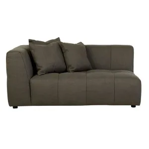 Sidney Slouch 2 Seater Left Arm Sofa - Cinder Grey by GlobeWest, a Sofas for sale on Style Sourcebook