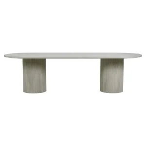 Benjamin Ripple Oval Dining Tables - Putty by GlobeWest, a Dining Tables for sale on Style Sourcebook