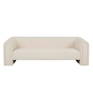 Juno Belmont 3 Seater Sofa - Barley Boucle by GlobeWest, a Sofas for sale on Style Sourcebook