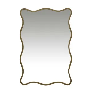 Verona Wave Mirror - Antique Brass by GlobeWest, a Mirrors for sale on Style Sourcebook