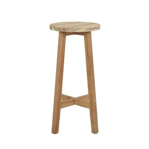 Cannes Barstool - Natural Teak by GlobeWest, a Outdoor Chairs for sale on Style Sourcebook