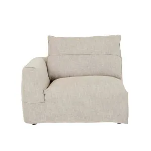 Cove Seamed 1 Seater Left Arm - Barley by GlobeWest, a Sofas for sale on Style Sourcebook