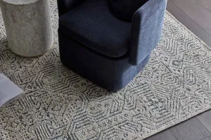 Tepih Ari Rugs - Stone Blue by GlobeWest, a Contemporary Rugs for sale on Style Sourcebook