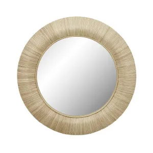 Alora Round Mirror - Natural by GlobeWest, a Mirrors for sale on Style Sourcebook