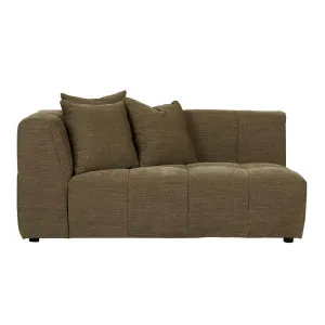 Sidney Slouch 2 Seater Right Arm Sofa - Copeland Olive by GlobeWest, a Sofas for sale on Style Sourcebook