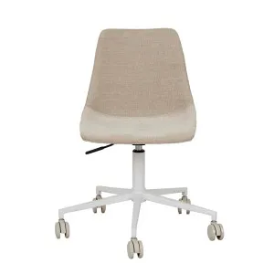 Harlow Office Chair - Copeland Birch - White by GlobeWest, a Chairs for sale on Style Sourcebook