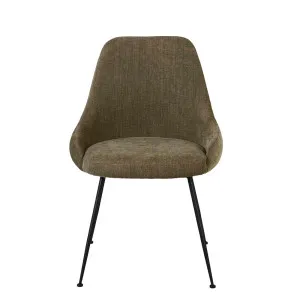 Dane Dining Chair - Copeland Olive - Black by GlobeWest, a Chairs for sale on Style Sourcebook