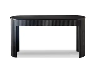 Benjamin Ripple Grand Console - Matt Black by GlobeWest, a Console Table for sale on Style Sourcebook