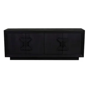 Zephyr Deco Buffet - Sandblasted Black by GlobeWest, a Sideboards, Buffets & Trolleys for sale on Style Sourcebook