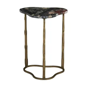 Celeste Cloud Side Table - Galaxy - Antique Brass by GlobeWest, a Side Table for sale on Style Sourcebook