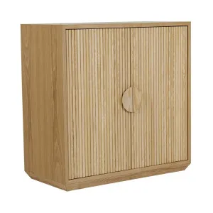 Benjamin Ripple Storage Unit - Natural Ash by GlobeWest, a Sideboards, Buffets & Trolleys for sale on Style Sourcebook