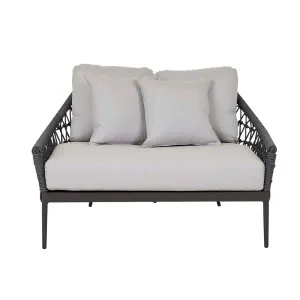 Portsea Classic Day Bed - Light Grey - Charcoal Aluminium by GlobeWest, a Outdoor Sunbeds & Daybeds for sale on Style Sourcebook