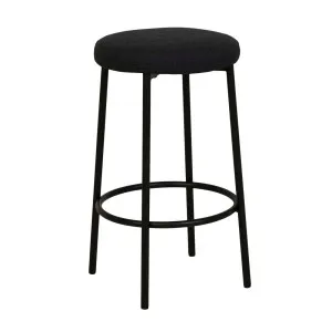 Alden Barstool - Soot - Black by GlobeWest, a Bar Stools for sale on Style Sourcebook