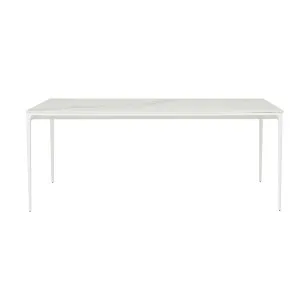 Portsea Classic Dining Tables - White Stone - White by GlobeWest, a Tables for sale on Style Sourcebook