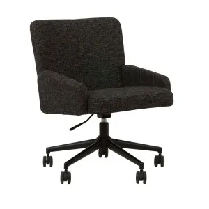 Marshall Office Chair - Ebony Weave - Black Metal by GlobeWest, a Chairs for sale on Style Sourcebook