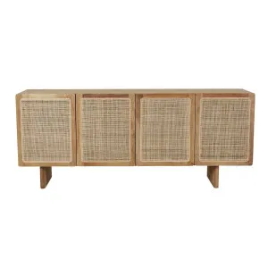 Freya Woven Buffet - Natural Teak by GlobeWest, a Sideboards, Buffets & Trolleys for sale on Style Sourcebook