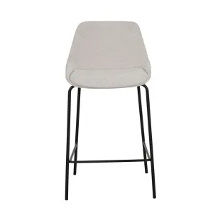 Muse Barstool - Grey Steel - Black Metal by GlobeWest, a Bar Stools for sale on Style Sourcebook