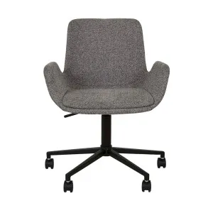 Annabel Office Chair - Otter - Black by GlobeWest, a Chairs for sale on Style Sourcebook