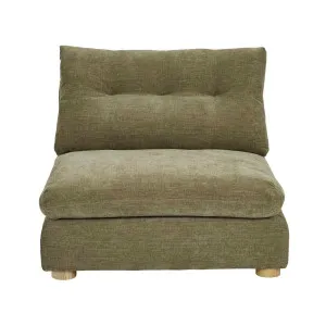 Hugo Marla 1 Seater Center Sofa - Copeland Olive by GlobeWest, a Sofas for sale on Style Sourcebook