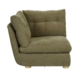 Hugo Marla 1 Seater Center Sofa - Copeland Olive by GlobeWest, a Sofas for sale on Style Sourcebook