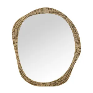 Verona Abstract Mirror - Antique Brass by GlobeWest, a Mirrors for sale on Style Sourcebook