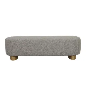 Teo Bench Seat - Grey Sherpa - Natural Ash by GlobeWest, a Benches for sale on Style Sourcebook