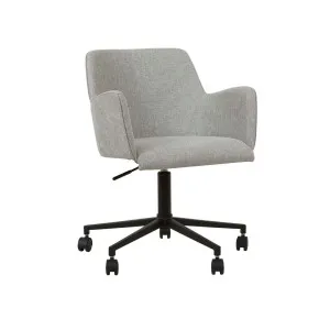 Lennox Office Chair - Winter Grey - Black by GlobeWest, a Chairs for sale on Style Sourcebook