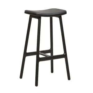 Sketch Odd Upholstered Barstool - Black - Black Onyx by Sketch, a Bar Stools for sale on Style Sourcebook