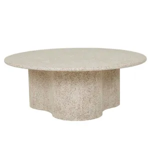 Artie Outdoor Wave Coffee Table - Warm Sand by GlobeWest, a Tables for sale on Style Sourcebook