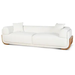 Luxe 3 Seater Sofa - White by Interior Secrets - AfterPay Available by Interior Secrets, a Sofas for sale on Style Sourcebook