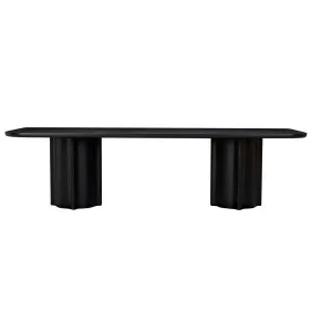 Leon Dining Table - Matt Black Oak by GlobeWest, a Dining Tables for sale on Style Sourcebook