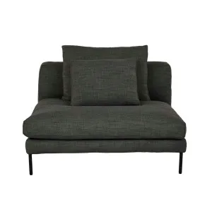 Natadora Ondine Centre Sofa - Basil - Black by Natadora, a Sofas for sale on Style Sourcebook