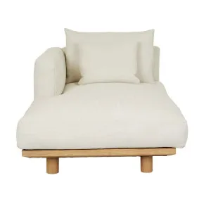 Tolv Islet 2 Seater Left Arm - Gesso - Light Oak by Tolv, a Sofas for sale on Style Sourcebook