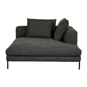 Natadora Ondine Centre Sofa - Basil - Black by Natadora, a Sofas for sale on Style Sourcebook