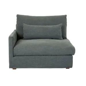 Sketch Island 1 Seater Right Sofa - Kale Linen by Sketch, a Sofas for sale on Style Sourcebook