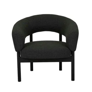 Jenson Occasional Chair - Slate Grey - BLACK ASH by GlobeWest, a Chairs for sale on Style Sourcebook