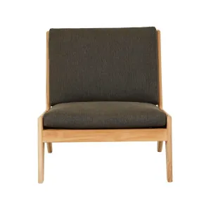 Haven Frame Occasional Chair - Ink - Natural Teak by GlobeWest, a Outdoor Chairs for sale on Style Sourcebook