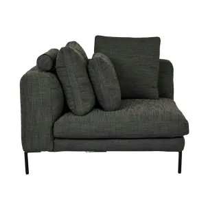 Natadora Ondine Centre Sofa - Basil - Black by Natadora, a Sofas for sale on Style Sourcebook