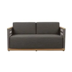 Hardy 2 Seater Sofa - Riverstone - Natural Teak by GlobeWest, a Outdoor Sofas for sale on Style Sourcebook