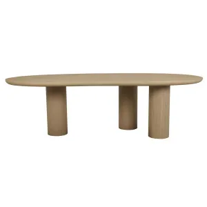 Seb Curve Dining Table - Oak by GlobeWest, a Dining Tables for sale on Style Sourcebook