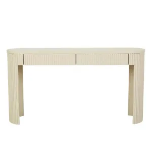 Benjamin Ripple Grand Console - Putty by GlobeWest, a Console Table for sale on Style Sourcebook