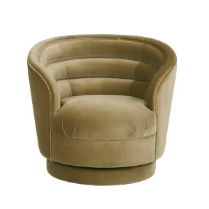 Kennedy Luca Occasional Chair - Soft Moss Velvet by GlobeWest, a Chairs for sale on Style Sourcebook