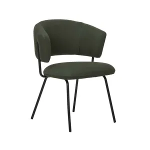 Mimi Dining Chair - Military Green - Black by GlobeWest, a Chairs for sale on Style Sourcebook