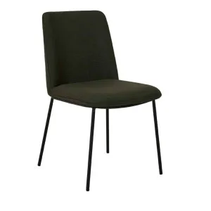 Viv Dining Chair - Military Green - Black by GlobeWest, a Chairs for sale on Style Sourcebook