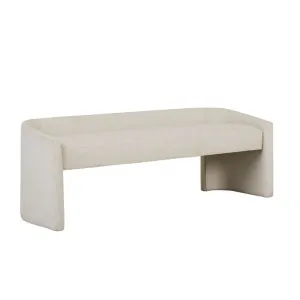 Addison Bench Seat - Natural White Tweed by GlobeWest, a Benches for sale on Style Sourcebook