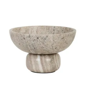 Rufus Indra Goblet Bowl - Oat Marble by GlobeWest, a Decorative Plates & Bowls for sale on Style Sourcebook