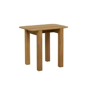 Layne Rectangular Side Table - Natural Teak by GlobeWest, a Tables for sale on Style Sourcebook